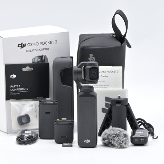 DJI Osmo Pocket 3 Creator Combo 3-Axis Stabilized 4K Camera [Top Mint] #10942